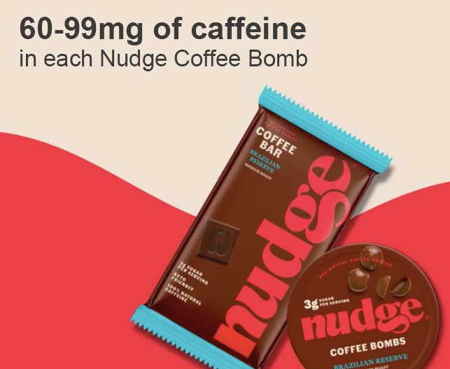 How Much Caffeine is in Nudge Coffee Bombs
